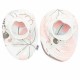 Set 2 piese: botosei manusi Marime 56 Din bumbac 100% New Baby Lovely Pink