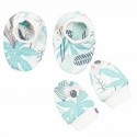 Set 2 piese: botosei manusi Marime 56 Din bumbac 100% New Baby Lovely Green