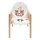 Scaun de masa 2 in 1 Din lemn Inaltime 93 cm Victory Natur New Baby
