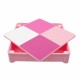 Set masuta si doua scaune pentru copii Pink Cu parte detasabila si reversibila Partea reversibila pentru Lego Duplo New Baby