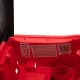 Masinuta de impins Firefighters Cu maner de impins detasabil Cu protectii laterale Cu melodii si claxon Cu suport jucarii sub se