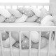 Protectie laterala pentru patut Tip Bumper impletit Din bumbac Din materiale certificate Oeko Tex Standard 100 New Baby Lungime 