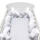 Protectie laterala pentru patut Tip Bumper impletit Din bumbac Din materiale certificate Oeko Tex Standard 100 New Baby Lungime 