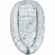 Set 3 piese Baby Nest Cu paturica si pernuta New Baby White/Grey stars