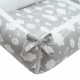 Set 3 piese Baby Nest multifunctional Cu paturica si pernuta cu urechi New Baby Cloud Grey