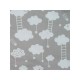 Set 3 piese Baby Nest multifunctional Cu paturica si pernuta cu urechi New Baby Cloud Grey