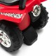 Masinuta ATV Cu lumini si muzica Fara pedale Baby Mix 60 x 38 x 42 cm Red