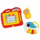 Antepremergator educational cu sunete si lumini Cu panou detasabil Cu mini pian Baby Mix