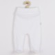 Set 2 piese: body cu maneca lunga si volanas pantaloni cu botosei Marime 56 Din bumbac 100% New Baby Practical White