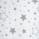Paturica cu doua fete Dimensiune mare 80x102 cm Din materiale certificate Oeko Tex Standard 100 New Baby Waffle white stars