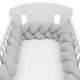 Protectie laterala pentru patut Tip Bumper impletit Din muselina Din materiale certificate Oeko Tex Standard 100 New Baby Lungim