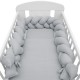 Protectie laterala pentru patut Tip Bumper impletit Din muselina Din materiale certificate Oeko Tex Standard 100 New Baby Lungim