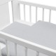 Lenjerie patut 2 piese Din Muselina Cu perna si pilota 100x70 cm Din materiale certificate Oeko Tex Standard 100 New Baby Light 