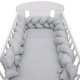 Lenjerie patut 2 piese Din Muselina Cu perna si pilota 100x70 cm Din materiale certificate Oeko Tex Standard 100 New Baby Light 