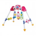 Centru de activitati cu arcada Cu melodii Cu jucarii multiple De Luxe Pink Baby Mix
