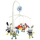 Carusel muzical pentru patut Cu 5 jucarii din plus Rabbits and Dogs Baby Mix