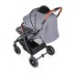 Petite&Mars - Carucior sport Cross Autopliabil 6 luni+ Bara detasabila Pliabil cu o mana SPF 40 Sustine pana la 22 kg Gri