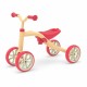 Tricicleta usoara RideOn Quadie Cu sa reglabila Cu mic compartiment in sa 2.6 Kg Pentru 1 - 3 ani Chillafish Peach