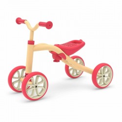 Tricicleta usoara RideOn Quadie Cu sa reglabila Cu mic compartiment in sa 2.6 Kg Pentru 1 - 3 ani Chillafish Peach
