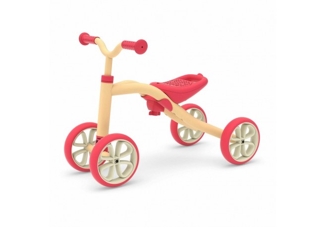 Tricicleta usoara RideOn Quadie Cu sa reglabila Cu mic compartiment in sa 2.6 Kg Pentru 1 - 3 ani Chillafish Peach