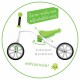 Tricicleta usoara RideOn Quadie cu remorca Cu sa reglabila Cu mic compartiment in sa 3.8 Kg Pentru 1 - 3 ani Chillafish Lime