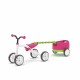 Tricicleta usoara RideOn Quadie cu remorca Cu sa reglabila Cu mic compartiment in sa 3.8 Kg Pentru 1 - 3 ani Chillafish Pink