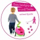 Tricicleta usoara RideOn Quadie cu remorca Cu sa reglabila Cu mic compartiment in sa 3.8 Kg Pentru 1 - 3 ani Chillafish Pink