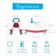 Jucarie Trackie 3 in 1 De calarit Balansoar si antepremergator 2.4 Kg De la 1 la 5 ani Chillafish Blue