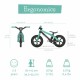 Bicicleta de echilibru BMXie 2 Cu suport pentru picioare si frana integrate Cu sa reglabila Greutatate 3.8 Kg 12 inch Pentru 2 -