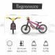 Bicicleta de echilibru BMXie Moto Cu suruburi si surubelnita pentru copii Cu sunete reale Vroom Vroom Cu sa reglabila Greutatate