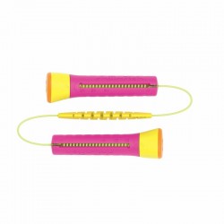 Coarda de sarit cu lungime reglabila Skibbi Lungime de la 20 cm la 3 m Pentru 4 ani + si adulti Chillafish Fucshia