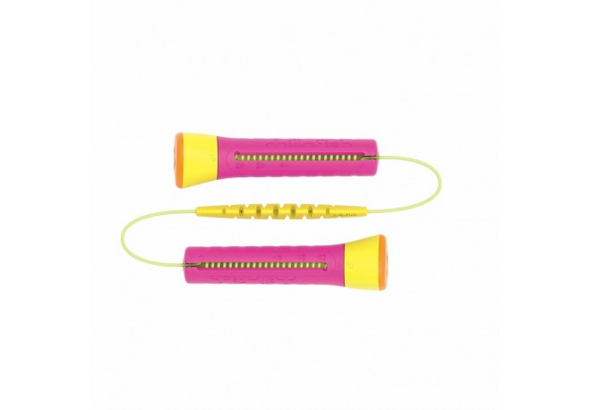 Coarda de sarit cu lungime reglabila Skibbi Lungime de la 20 cm la 3 m Pentru 4 ani + si adulti Chillafish Fucshia