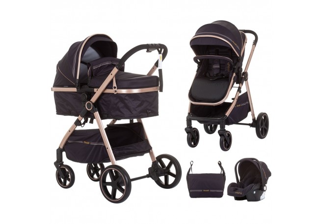 Carucior Chipolino Misty 3 in 1 ebony