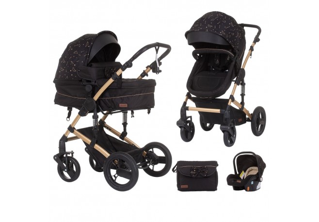 Carucior Chipolino Camea 3 in 1 ebony