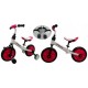 Bicicleta cu pedale si roti ajutatoare R-Sport P1- Roz - Resigilat