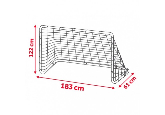 Poarta pentru fotbal 183 x 122 x 61 cm Neo-Sport 1450