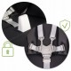 Scaun de masa multifunctional Nukido Belo 700502 - Negru