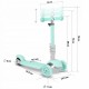 Trotineta 3 in 1 cu roti cu LED Ricokids Buggy 765301 - Mint