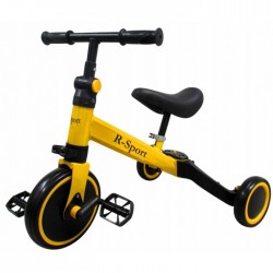 Bicicleta multifunctionala 4 in 1 cu pedale detasabile P8 R-Sport - Galben - Resigilat