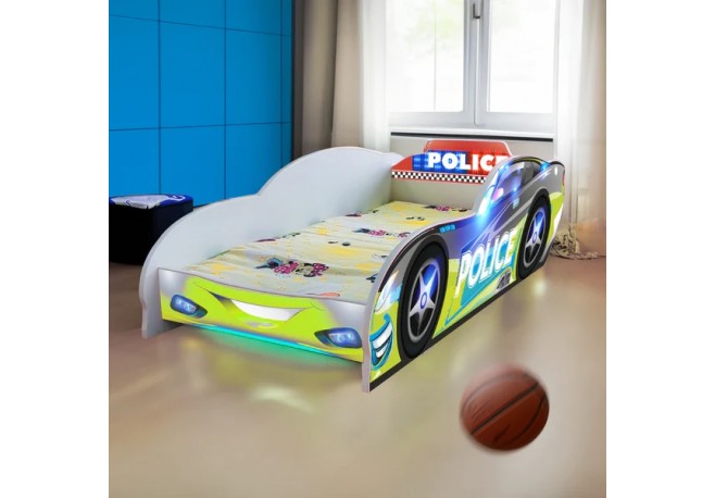 Pat masina pentru copii Police