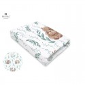 MimiNu - Cearceaf cu elastic pentru patut 120X60 cm Din bumbac certificat Oeko Tex Standard 100 Lulu Natural