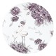 MimiNu - Cearceaf cu elastic pentru patut 120X60 cm Din bumbac certificat Oeko Tex Standard 100 Peonie Plum