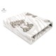 Miminu - Cearceaf cu elastic pentru patut 120X60 cm Din bumbac certificat Oeko Tex Standard 100 Safari Beige