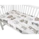 Miminu - Cearceaf cu elastic pentru patut 120X60 cm Din bumbac certificat Oeko Tex Standard 100 Safari Beige
