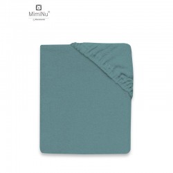 MimiNu - Cearceaf cu elastic pentru patut 120X60 cm Din terry Material certificat Oeko Tex Standard 100 Nepal Green