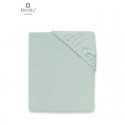 MimiNu - Cearceaf cu elastic pentru patut 120X60 cm Din terry Material certificat Oeko Tex Standard 100 Cold Mint