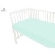 MimiNu - Cearceaf cu elastic pentru patut 120X60 cm Din terry Material certificat Oeko Tex Standard 100 Cold Mint