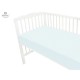 MimiNu - Cearceaf cu elastic pentru patut 120X60 cm Din terry Material certificat Oeko Tex Standard 100 Light Blue