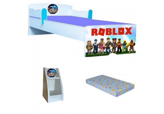 Pat pentru copii Roblox,etajera cadou