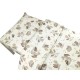 Qmini - Lenjerie junior cu 2 piese Din bumbac certificat Oeko Tex Standard 100 140 x 200 cm Dragons Beige